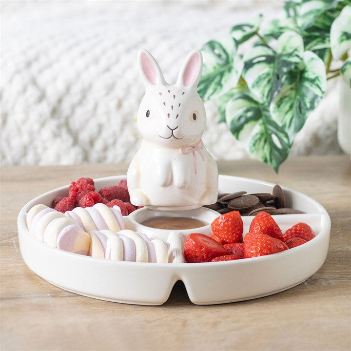 Bunny Chip & Dip Snack Dish