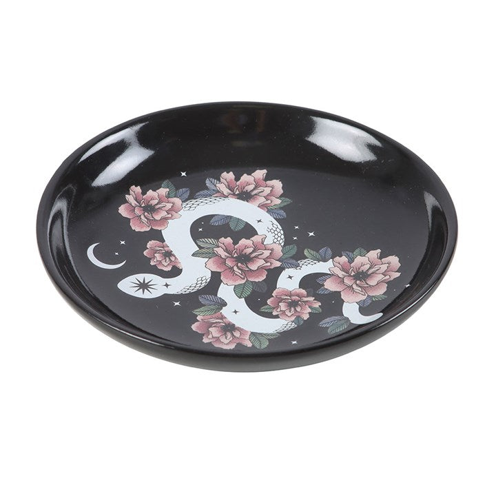 Floral Snake Trinket Dish