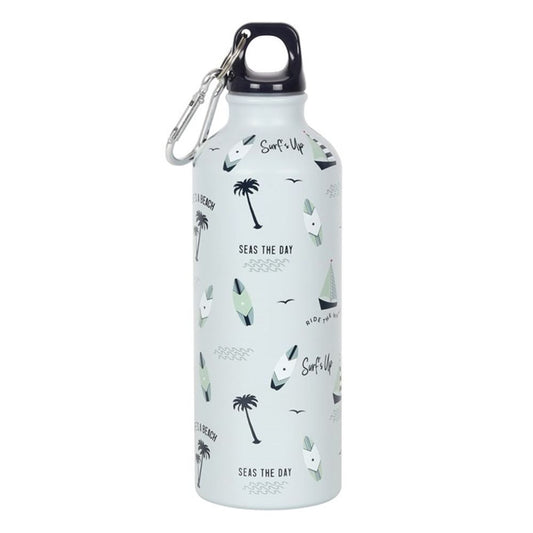 Surf's Up Nautical Metal Water Bottle