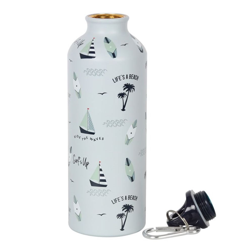 Surf's Up Nautical Metal Water Bottle