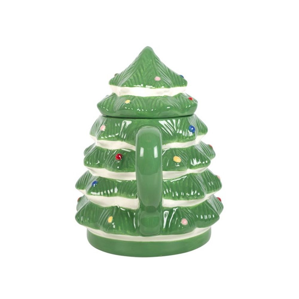 Green Christmas Tree Shaped Mug