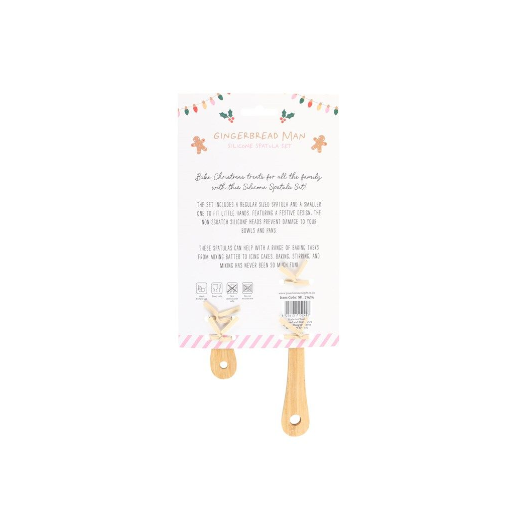 Gingerbread Man Silicone Spatula Set