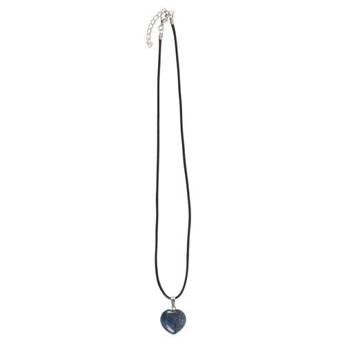 Lapis Lazuli Healing Crystal Heart Necklace